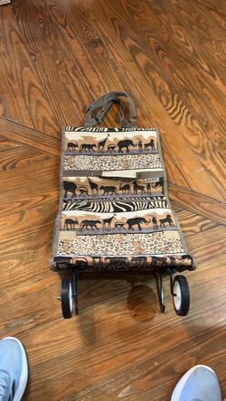 Jade Rolling Tote Bag with Wheels