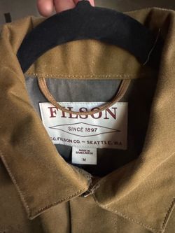Filson Canvas Jacket Medium Tan