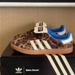 Adidas x Wales Bonner Samba Pony Leopard Print