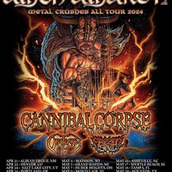 x2 Tickets for Amon Amarth / Cannibal Corpse 5/25 Honda Center - Sec 220 - Row R