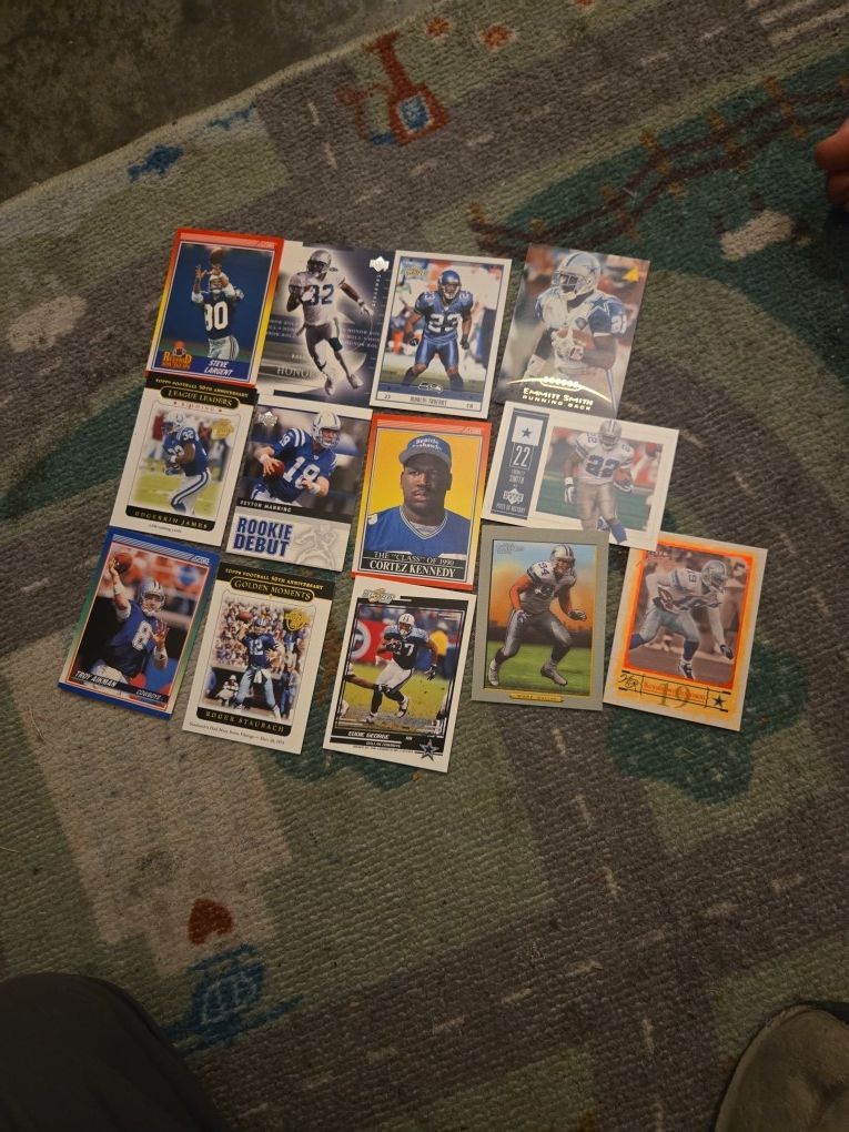 Sorted NFL Cards