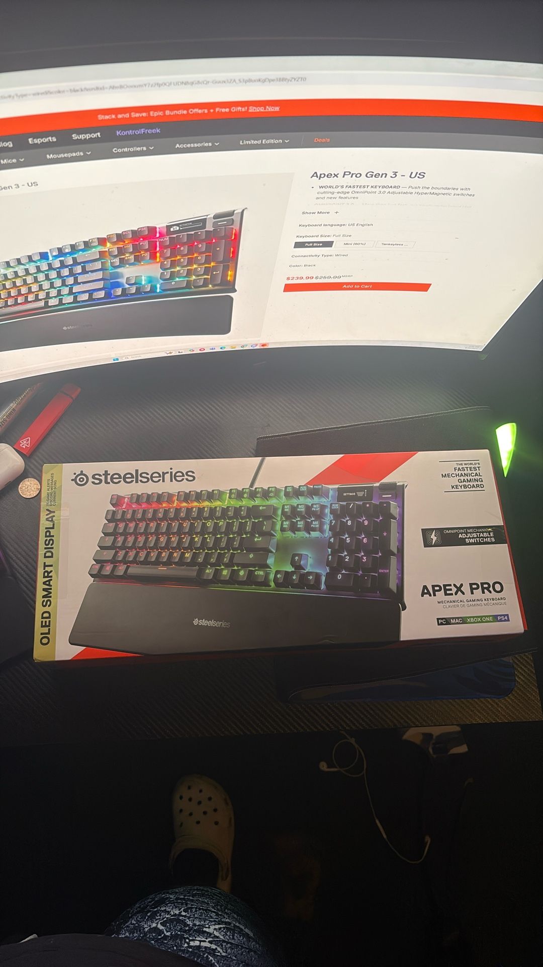 Apex Pro Gaming Keyboard Steelseries