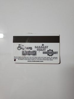 Vintage Barbary Coast Player Card