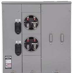 Siemens WEP4212 2-Gang 400A 225A Ring Type Meter Stack Euserc Compliant