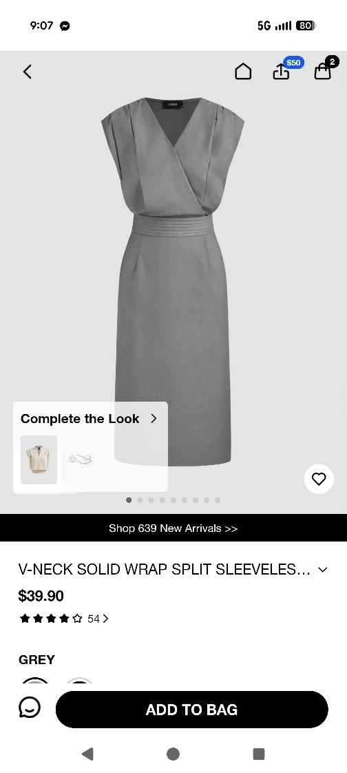Nice Gray work dress, tags still on and never worn