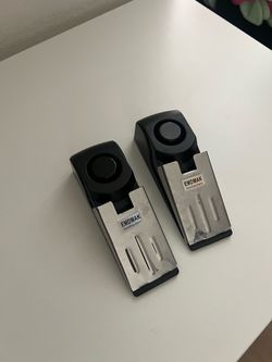 Door stopper alarms