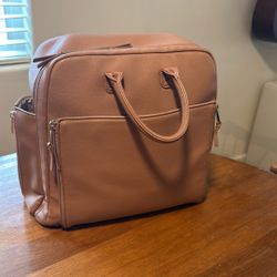 Ayla & Co. Full Size Diaper Bag With Insulated Bag Attachment