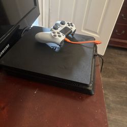 PS4 Slim + Controller — Works Perfect — Need Gone Today