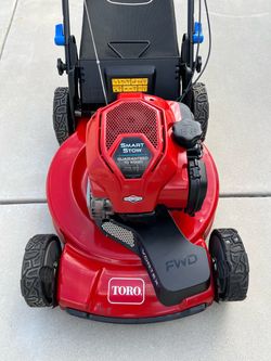 Toro smart stow 22 inch deck FWD self propelled lawnmower