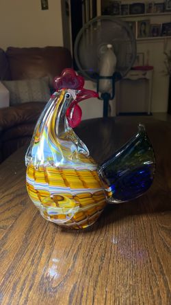 Glass (crystal?) Rooster