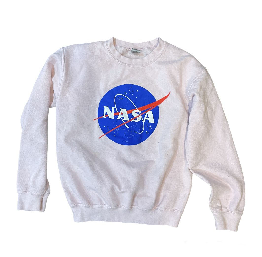 Women’s Small S Vintage VTG Gildan NASA Crewneck Pullover Sweatshirt