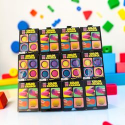 12 Schylling Teenie Nee Doh Color Change 4 Pack Sensory Fidget