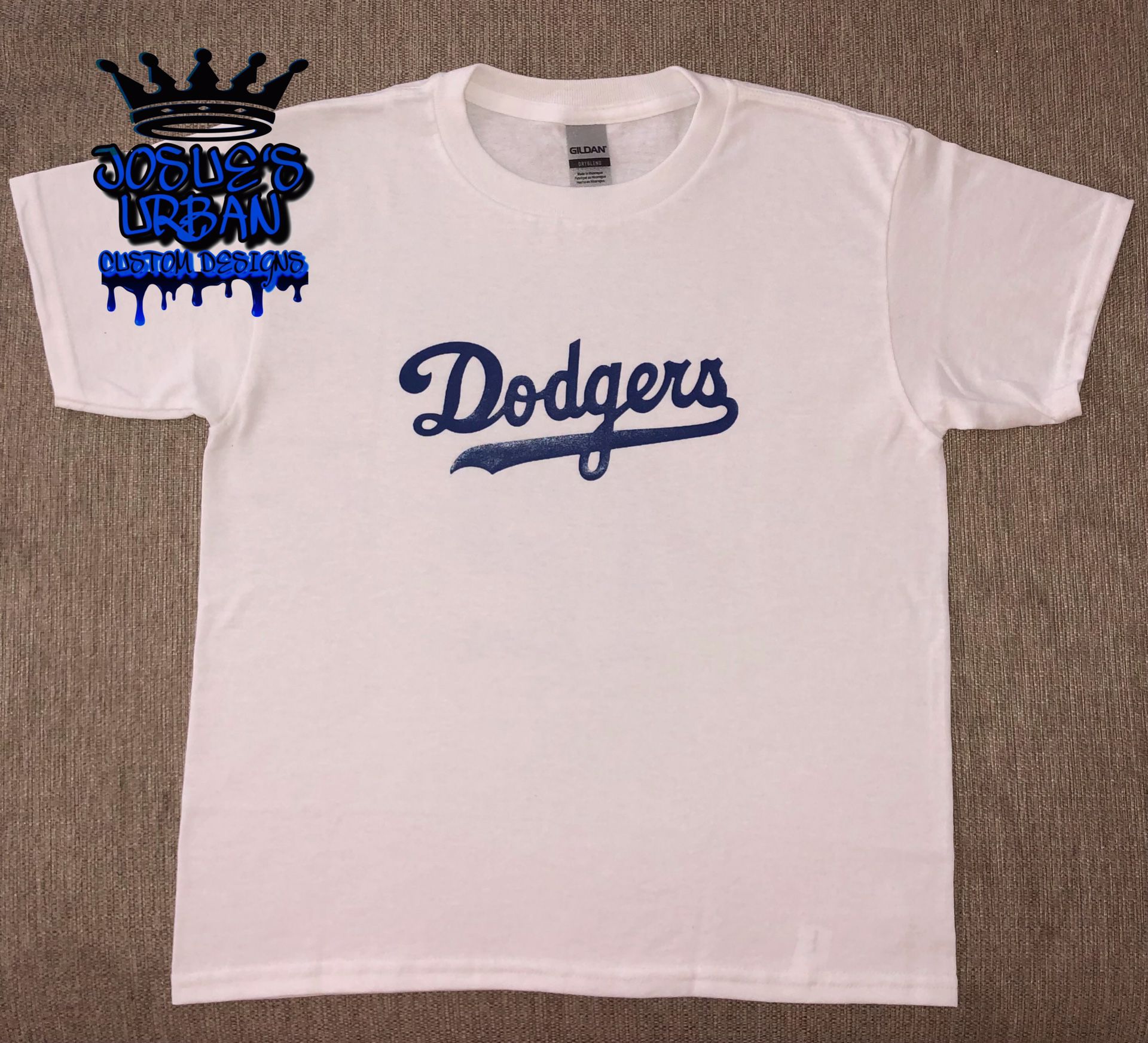 Dodgers Jackie Robinson T Shirt In White