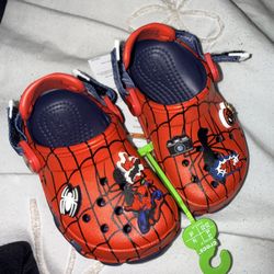 New Spider-Man Crocs Toddlers