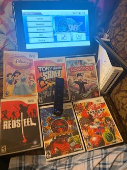 Nintendo Wii Console Bundle with 5 Games