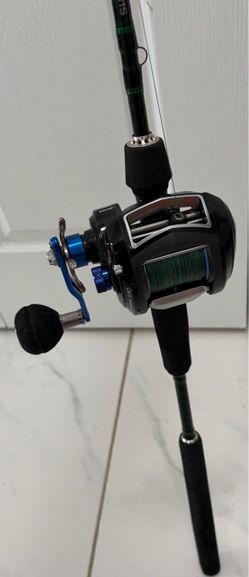 Abu Garcia Revo Toro NaCl baitcast reel with Trevala rod TVSC-63M