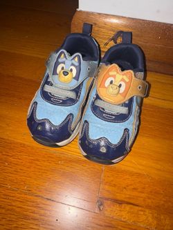 Blue and bingo toddler light up shoes