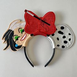 101 Dalmatians Cruella embroidered ears