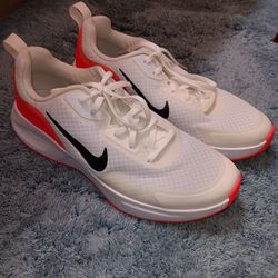 Nike Wearallday White Flash Crimson Women's Shoes