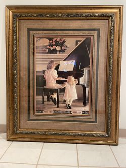 Beautiful picture with a beautiful photo frame