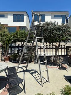 9 foot aluminum ladder