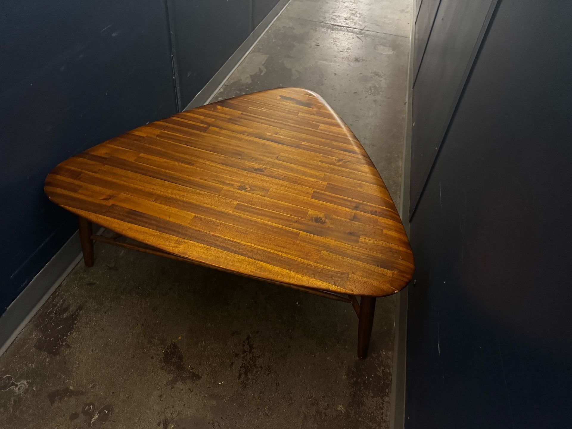 Triangle Oak Coffee Table