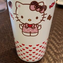 Hello Kitty Sanrio 12 Fl Oz White Ceramic Travel Commuter Mug