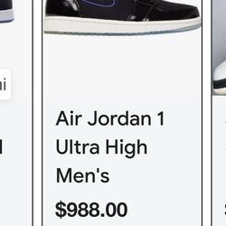 Size Ten Jordan Ultra High Space Jams. Please Don’t Low Ball That’s Why I Placed What Other Platforms Have Them For Great Shape. Make Me