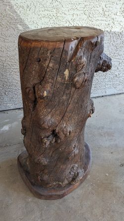 Log Furniture Lamp Holder