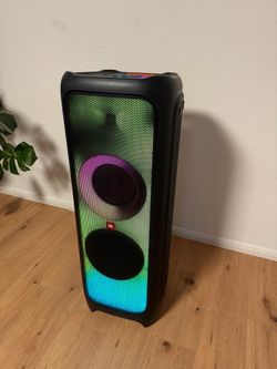 JBL PartyBox 1000 – 1100W Bluetooth Party Speaker w/ Full Panel Lights, 12" Sub, & Wireless Mic Inputs