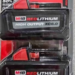 Milwaukee M18 6.0 High Output Batteries 