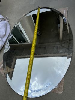 Oval Shape Mirror For Bathroom Restroom