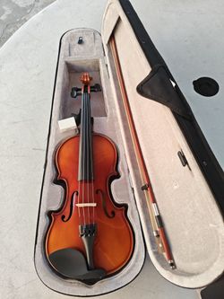 New violin solid maple spruce