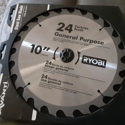 Ryobi 10-in Steel Saw Blade 24 Count General Purpose New Iou