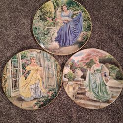 porcelain plate set. gone with the wind collection