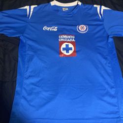 Cruz Azul Soccer Jersey Size XL