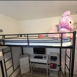 Twin Loft Bed No Mattress Included 