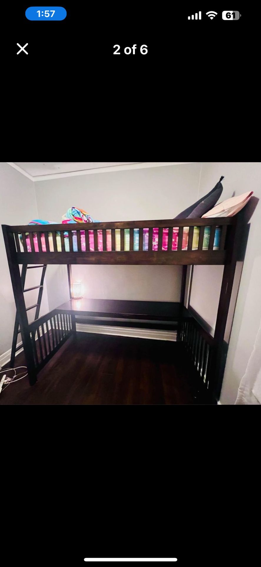Loft (desk) Twin Bunk Bed