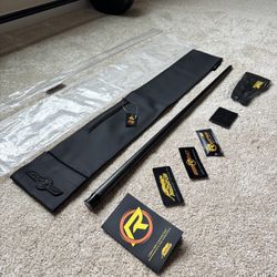 Predator REVO Carbon Fiber Pool/Billiards Shaft for Uni-Loc QR Joint - White Vault Plate, New, Comes with 8 FREE ITEMS!