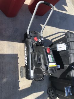 Husky 8 gal oil free air compressor