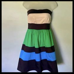 Strapless Monteau Dress