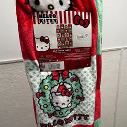 Hello Kitty Christmas Blanket