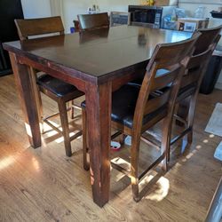 High Top Table 8 Chairs 