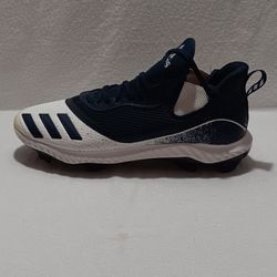 Adidas Icon Bounce 4 Low Molded Baseball Cleats Navy/White Size 13.5