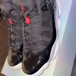  Air Jordan 6 Rings 'Black Cement'