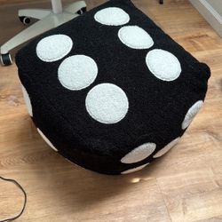 Black Dice Pillow 