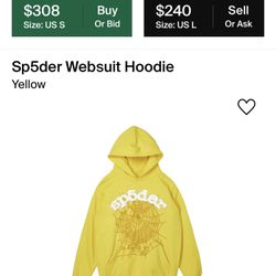 SP5IDER WEBSUIT HOODIE (un opened)