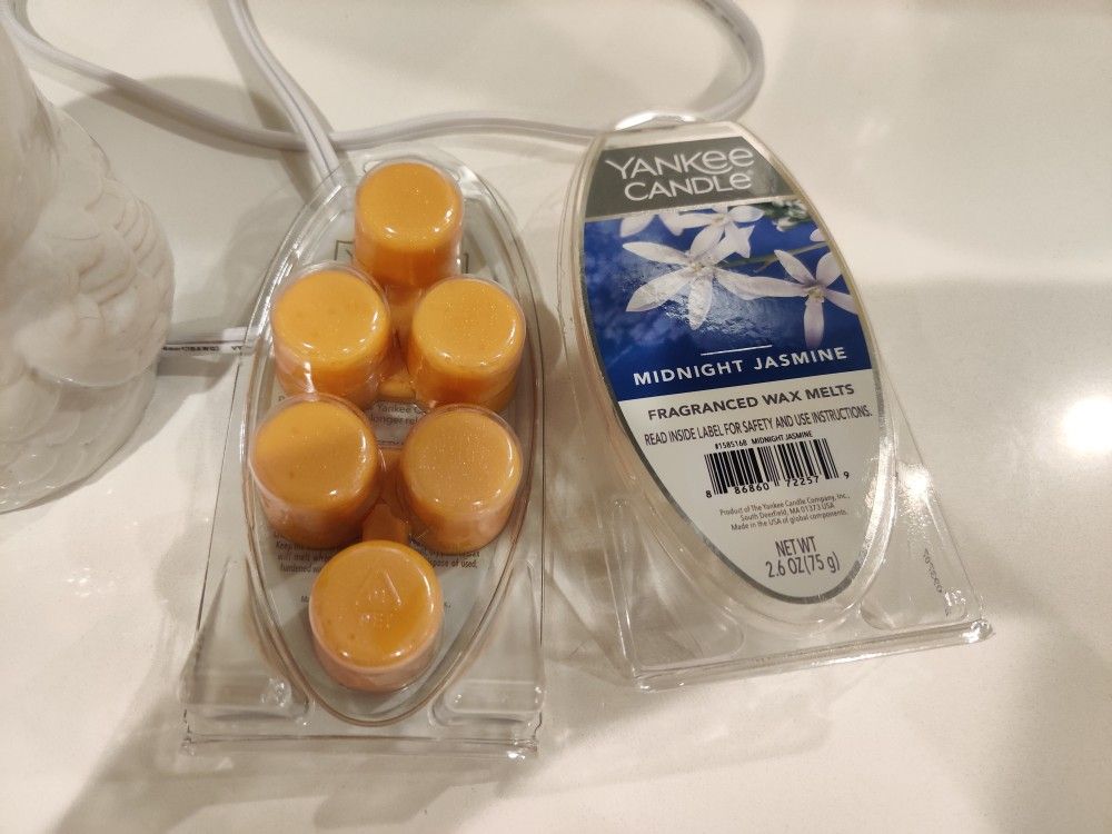 Cute Owl Wax Warmer Lamp And Yankee Candle Wax Melts for Sale in