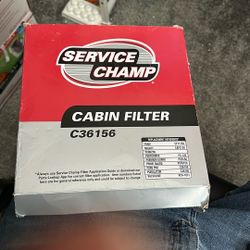 Service Champ Cabin Air Filter 