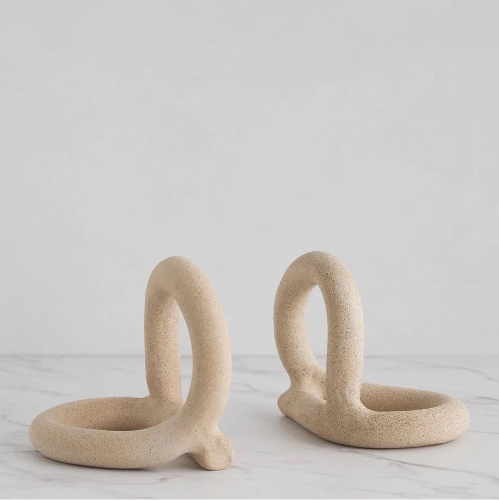 Sin Ceramics Bacchus Bookends (Set of 2)